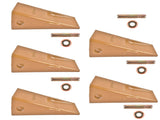 5Pcs Bucket Teeth Replacement for Cat J350 213B 214B 215B 224B 225 229 1U3352 1U3352 J350 74022528