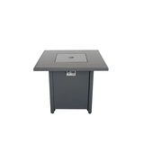25" H x 30" W Steel Outdoor Fire Pit Table with Lid B120P247514