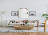 28"x53" Wood Floor Mirror, Full Body Mirror Dressing Make up Mirror for Bathroom Bedroom Living Room W2078126742
