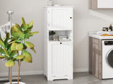 One-Compartment One-Door Tilt-Out Laundry Sorter Cabinet - White 13800451