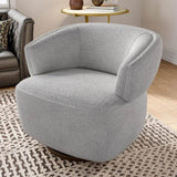 wivel Barrel Chair, Fully Assembled Accent Lounge Sofa with 360-Degree Base, Oversized Upholstered B082P232938