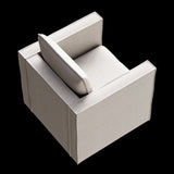 Decorative chairs, comfortable single sofa chairs in beige, soft and breathable seat cushions, soft W1727P237736