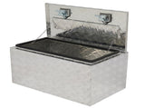30" ATV Aluminum Under Body Toolbox 5 Bar Tread Silver 46944347