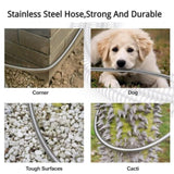 100FT garden hose, 304 stainless steel metal heavy duty hose with multi-purpose nozzle Amazon 41201734