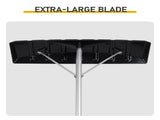 6.1 m 5-Section Extendable Roof Snow Rake Aluminum Pole, PC Black Shovel Head with Diagonal Brace 54562583