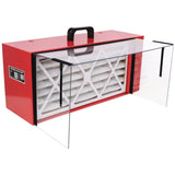 Portable tabletop dust collector,Maximum Air Flow 725CFM Each fan runs on a 110V variable speed W465P206076