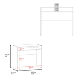 Estill Desk in melamine with storage B128P227641