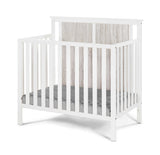 Connelly Mini Crib With Mattress Pad White/Rockport Gray B022P204871