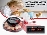 US 12 Egg Incubator with Automatic Egg Turning, Temperature and humidity Control,Auto Water 95368419