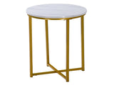 Marble Simple Round Side White 23409291