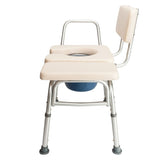 Multifunctional Aluminum Elder People Disabled People Pregnant Women Commode Chair Bath Chair Creamy 71545631