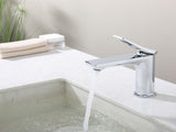Chrome Single Hole Bathroom Faucet,Laundry Vanity Sink Faucet with Two 3/8" HosesUnable ship on 69989945