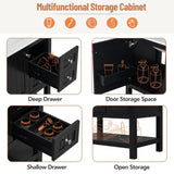 30inch Transitional Style Bathroom Vanity Cabinet Combo with Ceramic Sink,Soft Close Door N729P171882B