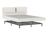 AirFrame Upholstered Bed Frame, a low, cloud-style bed frame with a double-layered upholstered W1162P549508