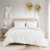 Full/Queen Clip Jacquard Comforter Set B03596003