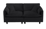 Modular Sectional Sofa,Deep Seat Couch for Living , 4 Pillow, Modern L-Shaped Sofa for Living W1825P268645