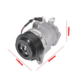 VCS14 Style A/C Compressor with Clutch Fits for Nissan Altima Sedan 3.5L V6 2013-2017 7-Groove 28938458