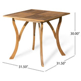HERMOSA 31.5'' SQUARE WOOD TABLE 57234.00