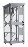 Large Cat House Outdoor Catio Cat Enclosures on Wheels,70.9" Kitty House with Upgraded Resting Box W2831P241961