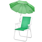 Folding Beach Chair with Umbrella Adults, Lightweight Porable Camping Chair with 265lbs Capacity 73128720