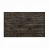 Weathered Grey Dining Table with Rectangular Top B062P209307