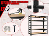 5Tier Metal Storage Shelving Unit, 2000 LBS Capacity, AdjustableHeight Storage Rack, Ideal for 94729560