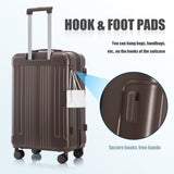 20"/24"/28" 3 pcs/set in ABS Spinner Wheel Luggage, Carry on Suitcase, Matching Color, TSA W2787P292628
