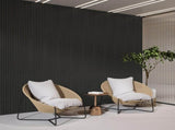2 Pack Acoustic Solid Wood Wall Panels, 94.49" x 12.6" Soundproof Wall Panels, Wood Slat Wall Panels T3210P487479