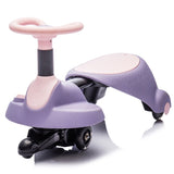 6V Kids Ride On Electric Wiggle Car,Flashing & Shock absorbing PU Wheels For Effective Floor W1578P213376