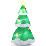 ZNTS 6.9 FT Lighted Christmas Inflatable Decoration, Inflatable Christmas Tree, Blow Up Yard Decorations 56140561