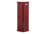 Corner Curio Cabinet Lighted Corner Display, Display Shelf Shelving Bar cabinet with Tempered 48787179