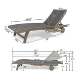 BANZAI CHAISE LOUNGE WITH PULL-OUT TRAY 63124.00GRYMP2