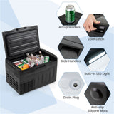12 Volt Car Refrigerator w/ -468 Adjustable Range Divider for Camping 68032263