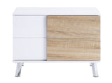 Verux White High Gloss Finish End Table B2726P244385