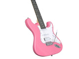 KST Stylish H-S-S Pickup Electric Guitar Kit with 5W AMP Bag Guitar Strap Strings rose red 24387924