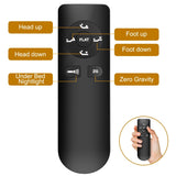 Adjustable Bed Base Frame Head and Foot Incline Quiet Motor King Size Zero Gravity, 4 Ports USB, W1038P194150