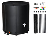 100 Gallon Folding Rain Barrel Water Collector Black 34468059