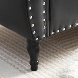 63" PU Upholstered End of Bed Bench Flip Top Entryway Ottoman with Safety Hinge Storage Rectangular W111794397