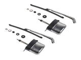 Silver Windshield Wiper Motor Kit Street Hot Rod Universal Boat Fit for Chevy Fit for Jeep 26475650