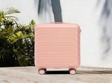 20 Inch ABS Hard Shell Travel Checked Luggage - Scratch Resistant Surface Four Multi-Directional W2787P437160