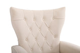 Modern Accent Chair with Ottoman, Comfy Armchair for Living Room, Bedroom, Apartment, Office W136192197