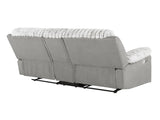 Bruni Grey Console Reclining Loveseat B201P299731
