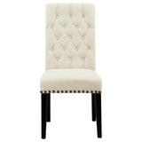 Beige Tufted Side Chairs B062P145442