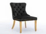 Furniture,Modern, High-end Tufted Solid Wood Contemporary Velvet Upholstered Dining Chair with 45655685