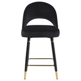 Black Open Back Counter Height Stools B062P145678