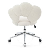 360&degSwivel Height Adjustable,Swivel Chair,Teddy fabric,home office chair W680P143486