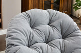 Oversized Swivel Accent Chair, 360 Swivel Barrel Chair, Papasan Chair for Living Room Bedroom W1752P172290