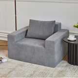 Sofa in a box Foam Sofa Couch with Pillow, Bean Bag Chairs for Adults Stuffed High-Density Foam, W2733P206005