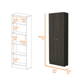 Virginia Double Door Storage Cabinet, Five Shelves B128P148834
