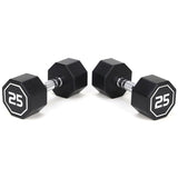 Premium Octagonal Dumbbells, Large Numbers Hard Chrome Plated Handle Dumbbells to Assist with 89610946